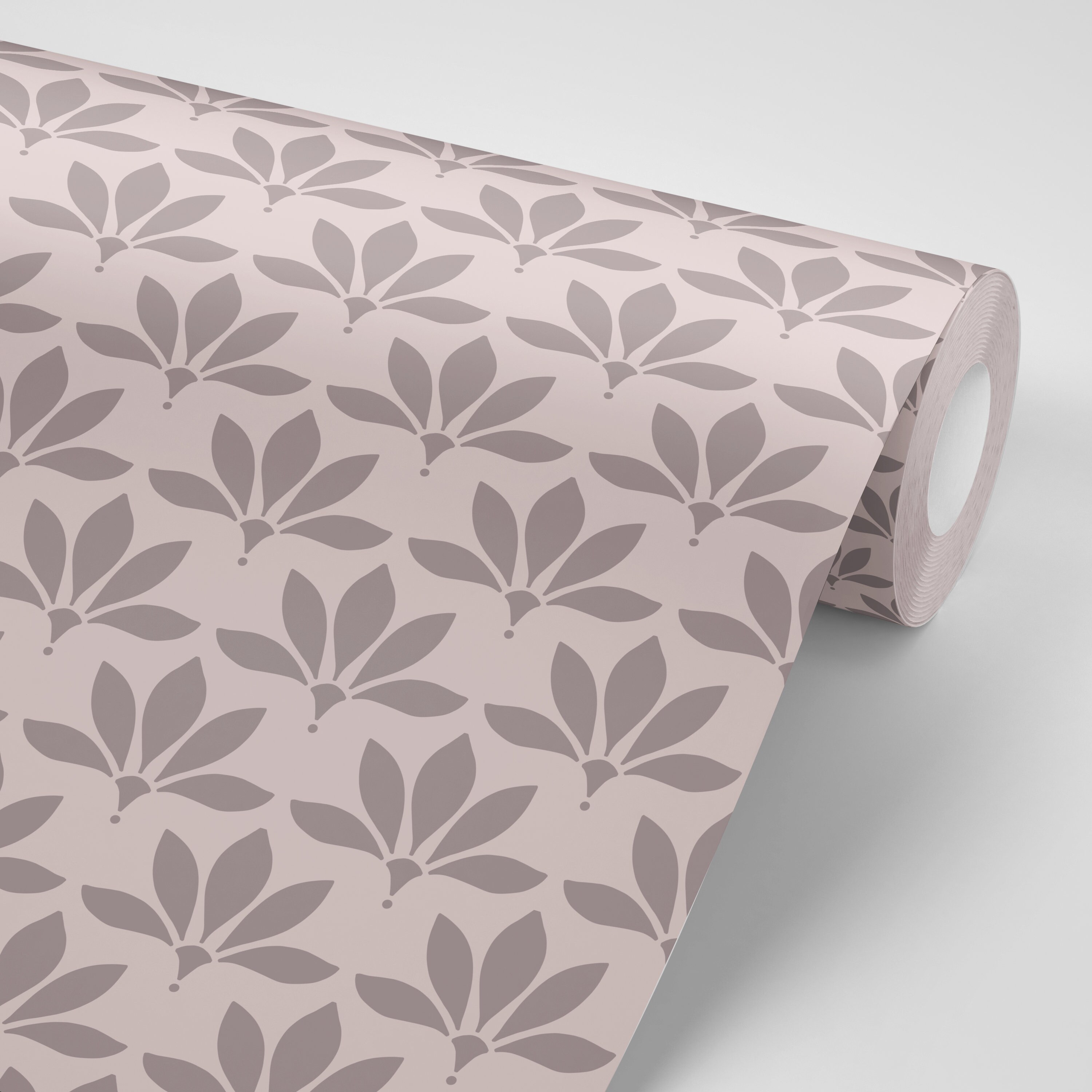 Lotus Flower Removable Wallpaper Removable Wallpaper Peel Etsy