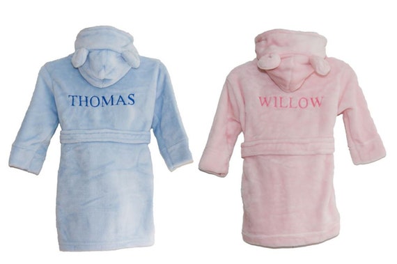 customised baby dressing gown