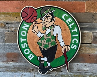 Boston Celtics Unique Custom Limited Edition Wood Sign