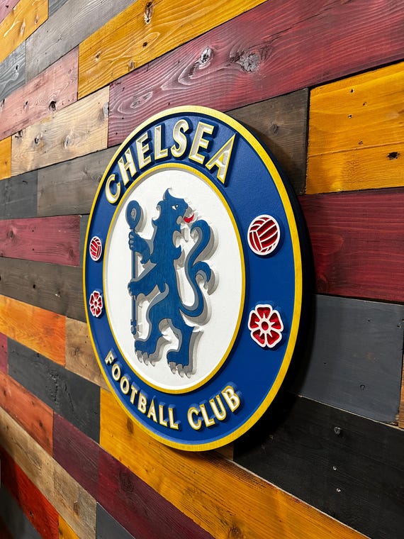 Chelsea Football Club Wood Sign - Etsy