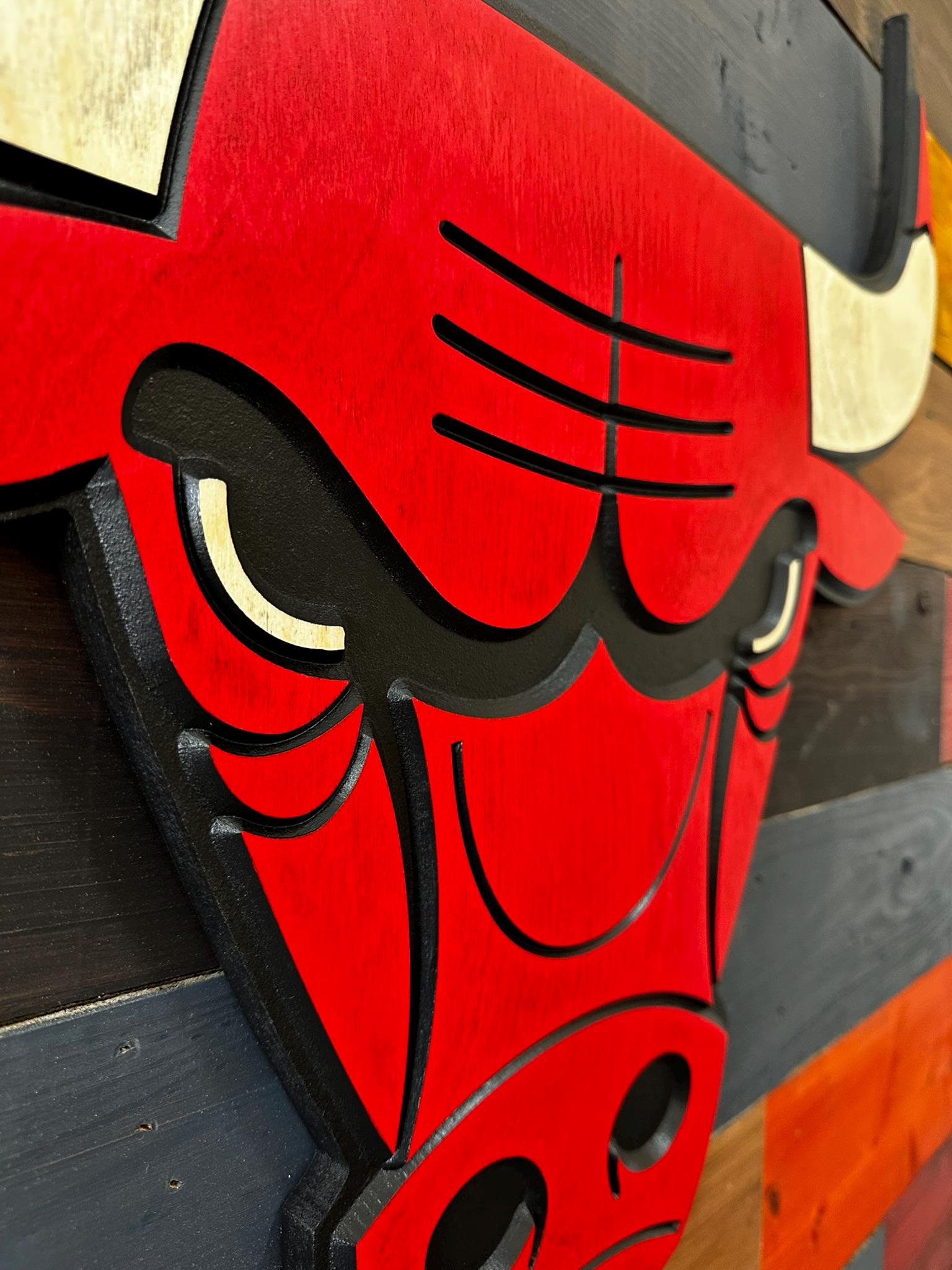 Chicago Bulls 3D Wooden Sign - Etsy