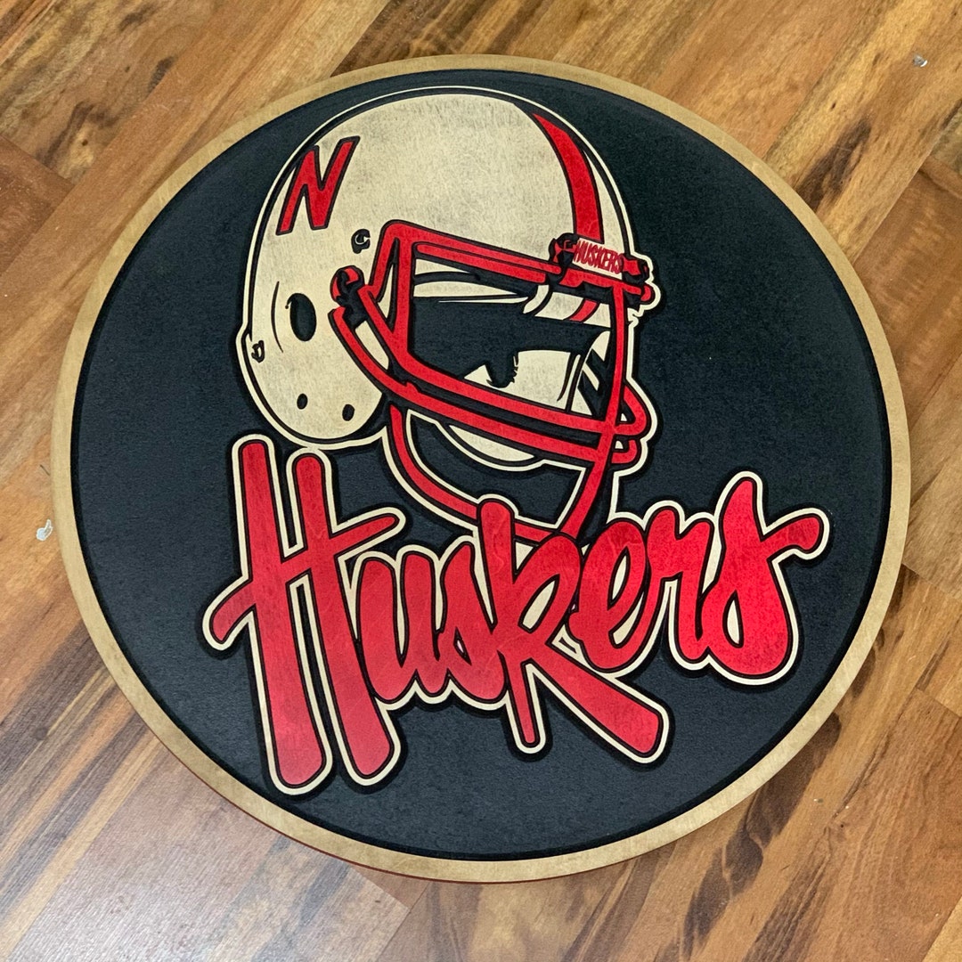 Nebraska Cornhuskers 3D Wood Sign - Etsy