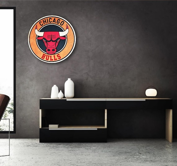 Chicago Bulls 3D Wooden Sign - Etsy