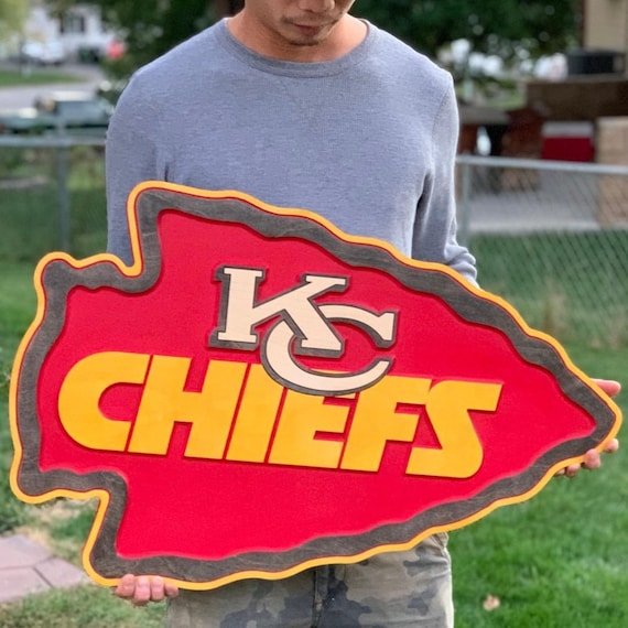 Kansas City Chiefs Unique One of a Kind 3D Custom Wood Art - Etsy