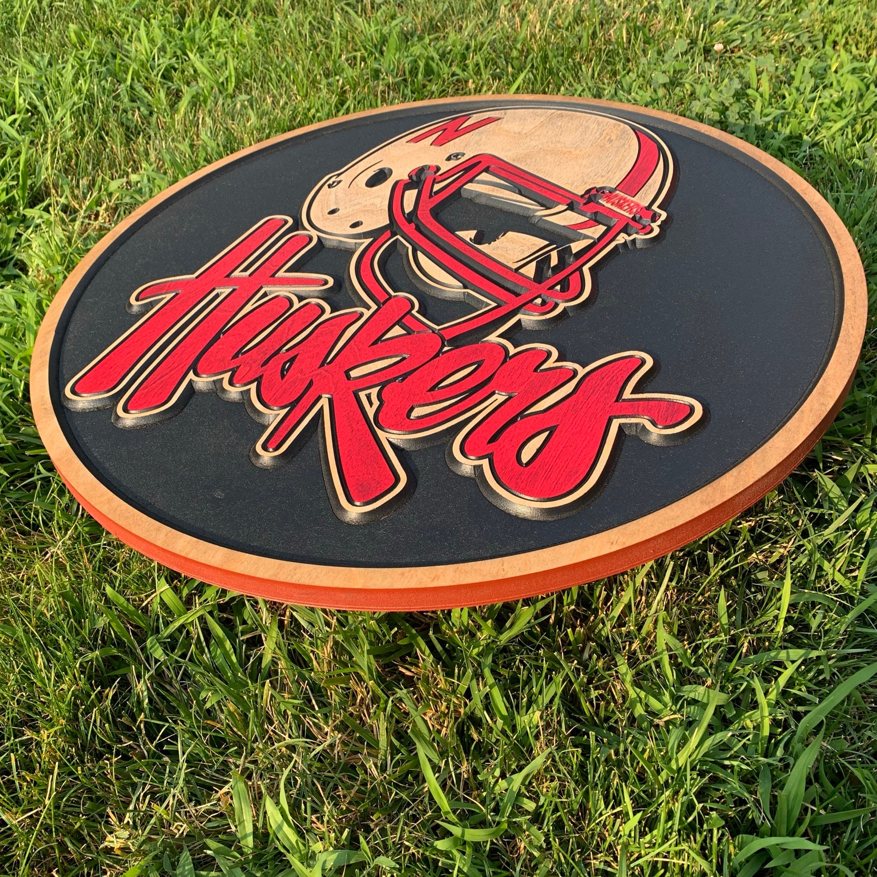 Nebraska Cornhuskers 3D Wood Sign - Etsy