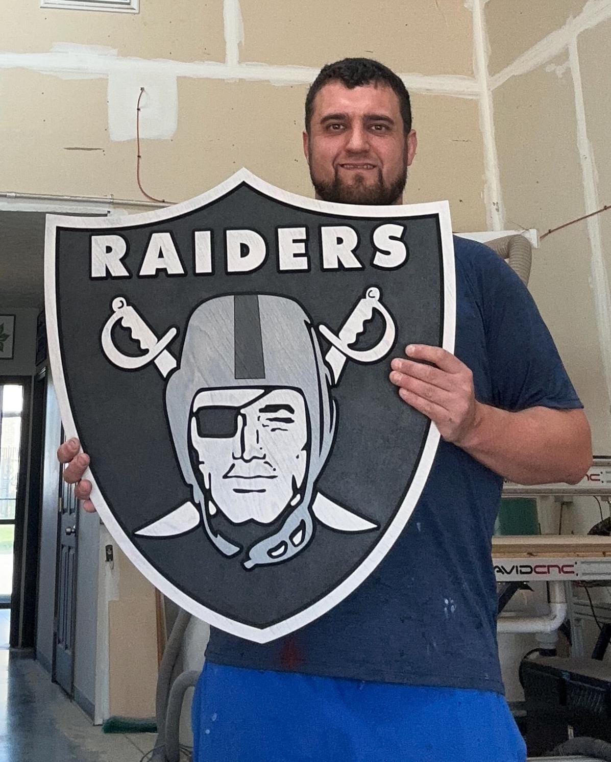 Las Vegas Raiders 3D Wood Sign - Etsy Israel
