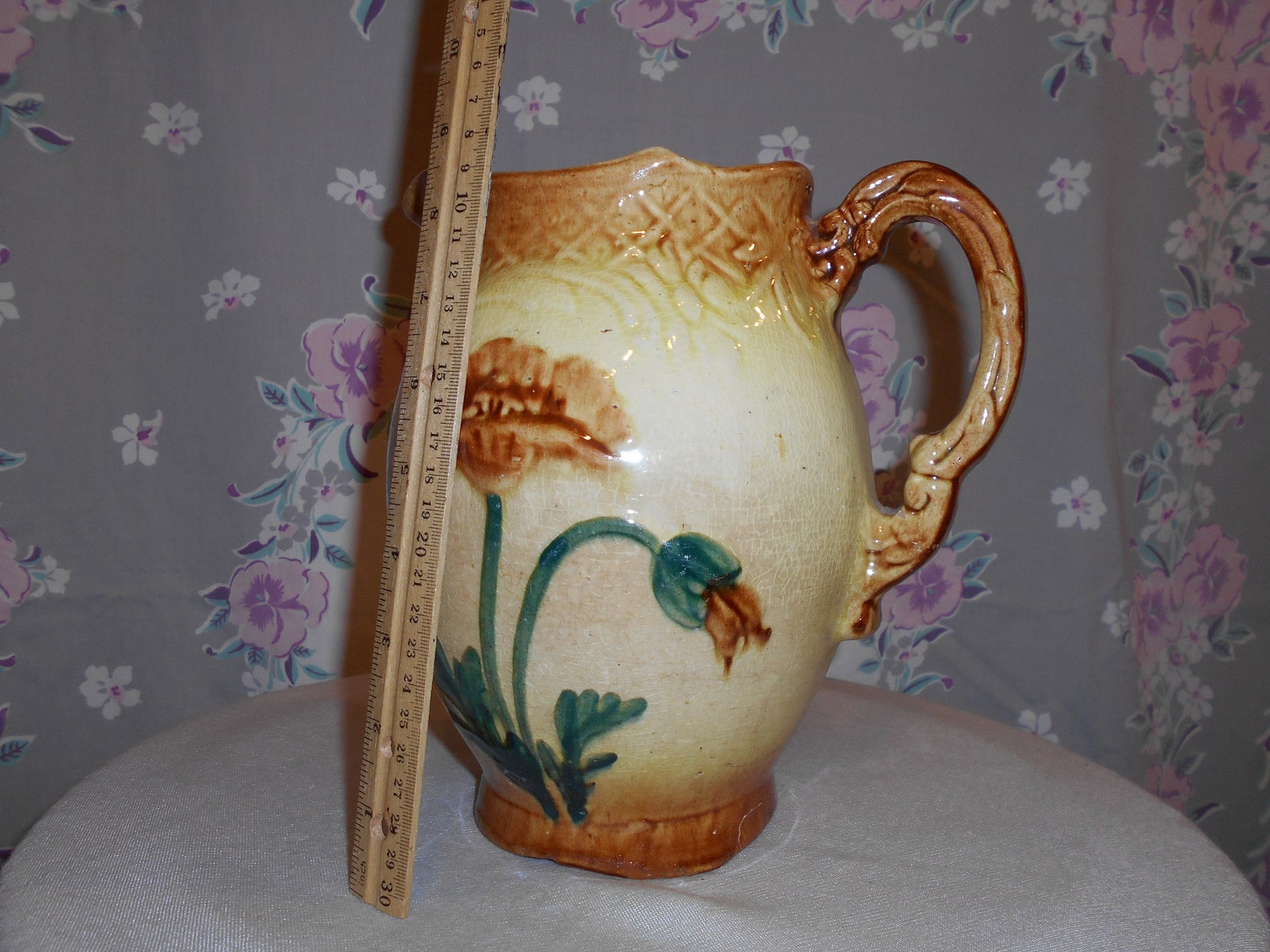 Pre-1916 Roseville Pottery Hand Painted Pitcher | Etsy