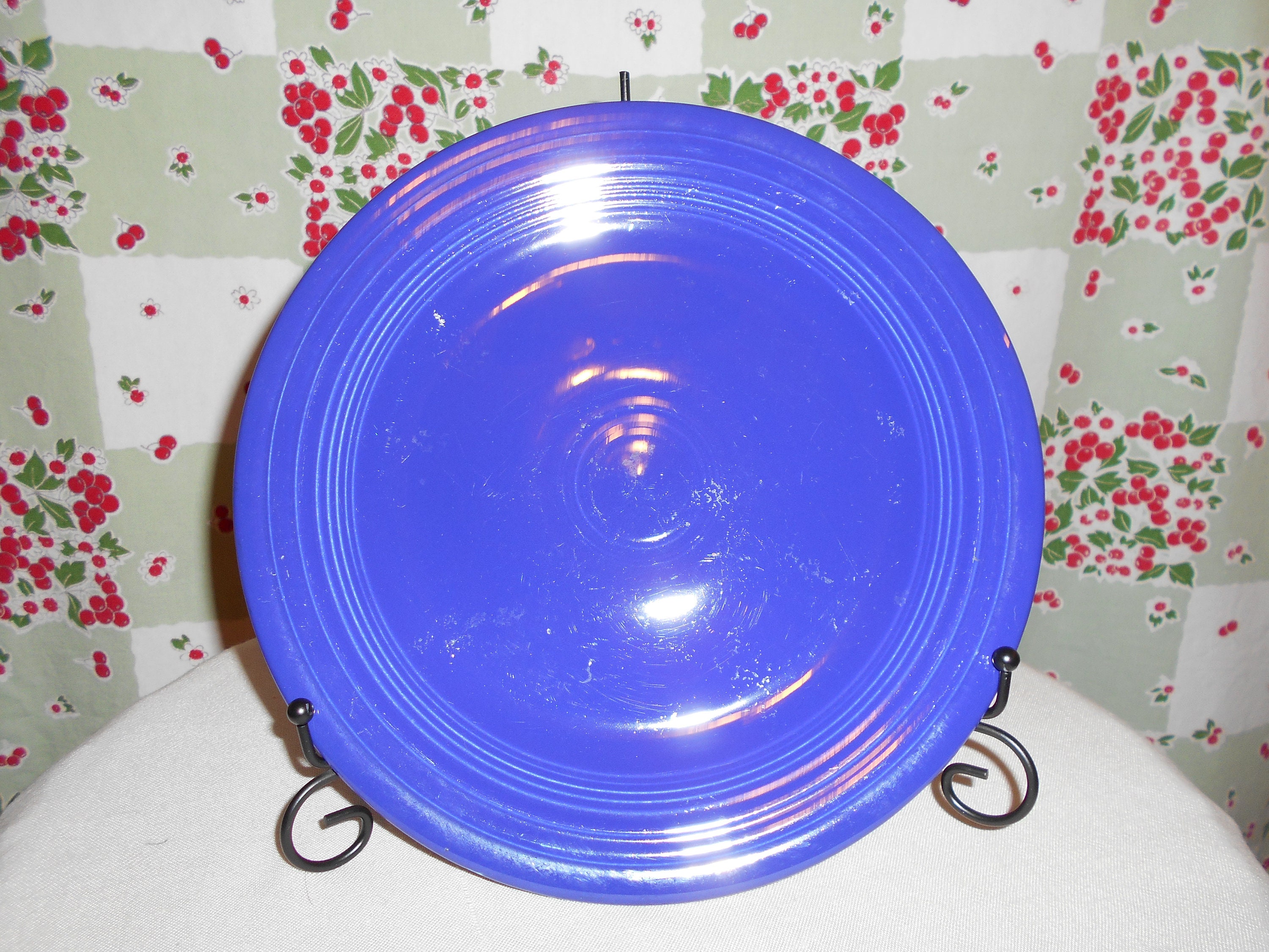 Beautiful Vintage Fiesta Ware Cobalt Blue 10 inch Dinner Plate Etsy