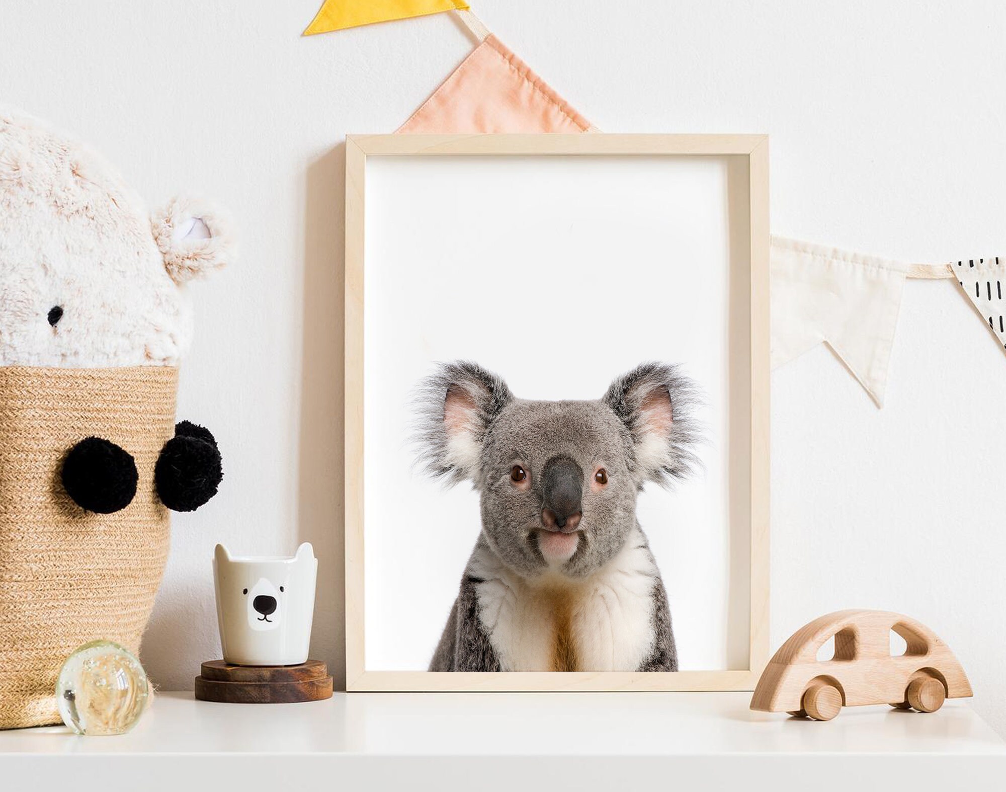 Nursery room decor. Baby koala bear print. Printable wall art. Etsy