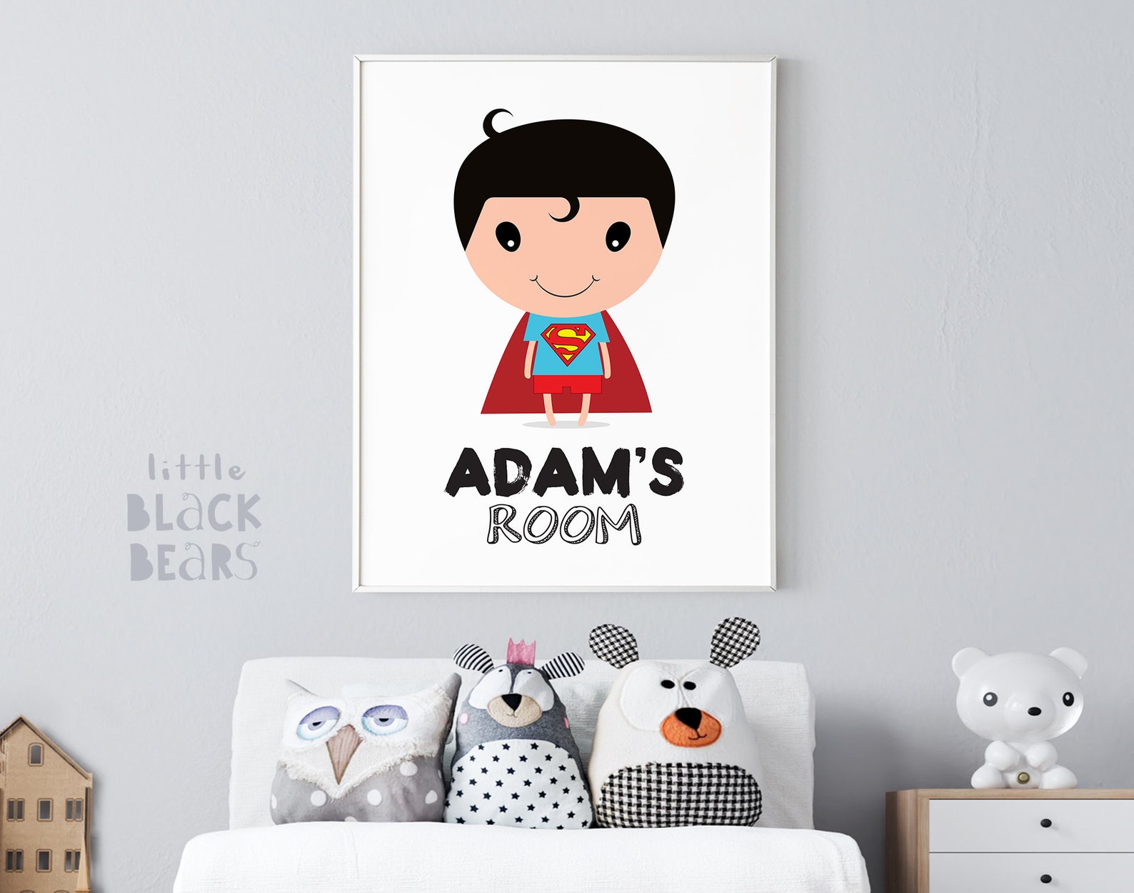 Custom name room decor. Wall art poster print. Personalized | Etsy