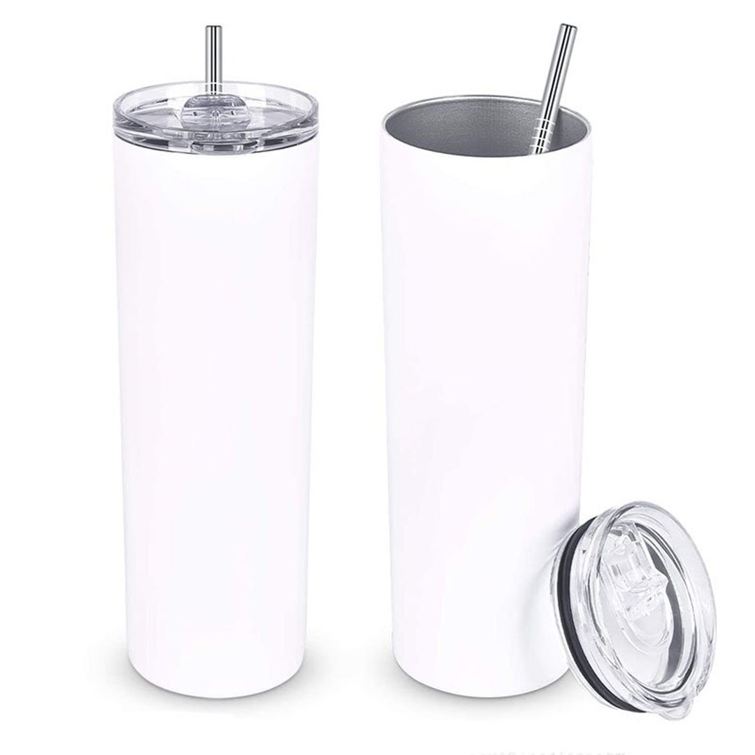 GMFINE Sublimation Tumblers Blank 20 oz Skinny Straight with Lids & St –  WoodArtSupply