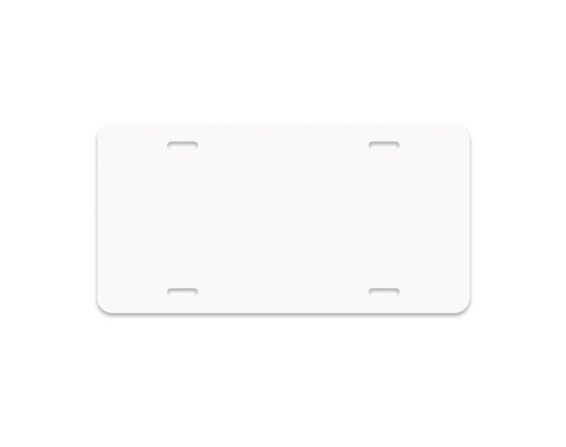 Sublimation Blank Aluminum License Plate. Set of 5 Etsy