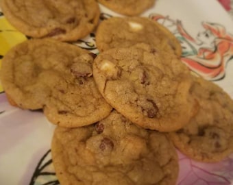 Zelfgemaakte chocolate chip cookies
