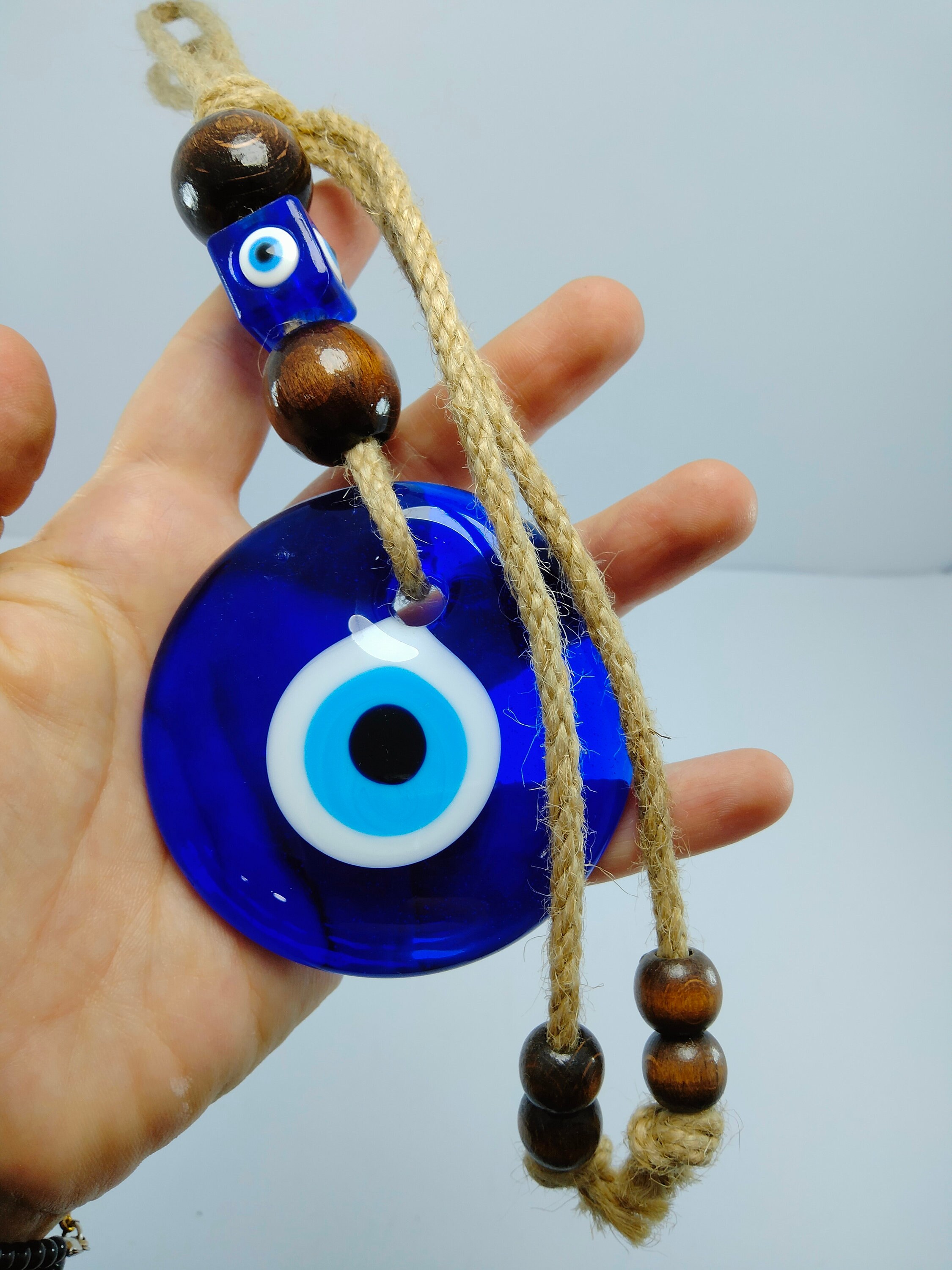 Wanddeko Wandschmuck Deko aus Glass - Nazar Boncuk Türkisches Auge -  Glücksbringer Amulett Talisman