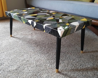 Up-cycled Mid-Century Modern Coffee Table