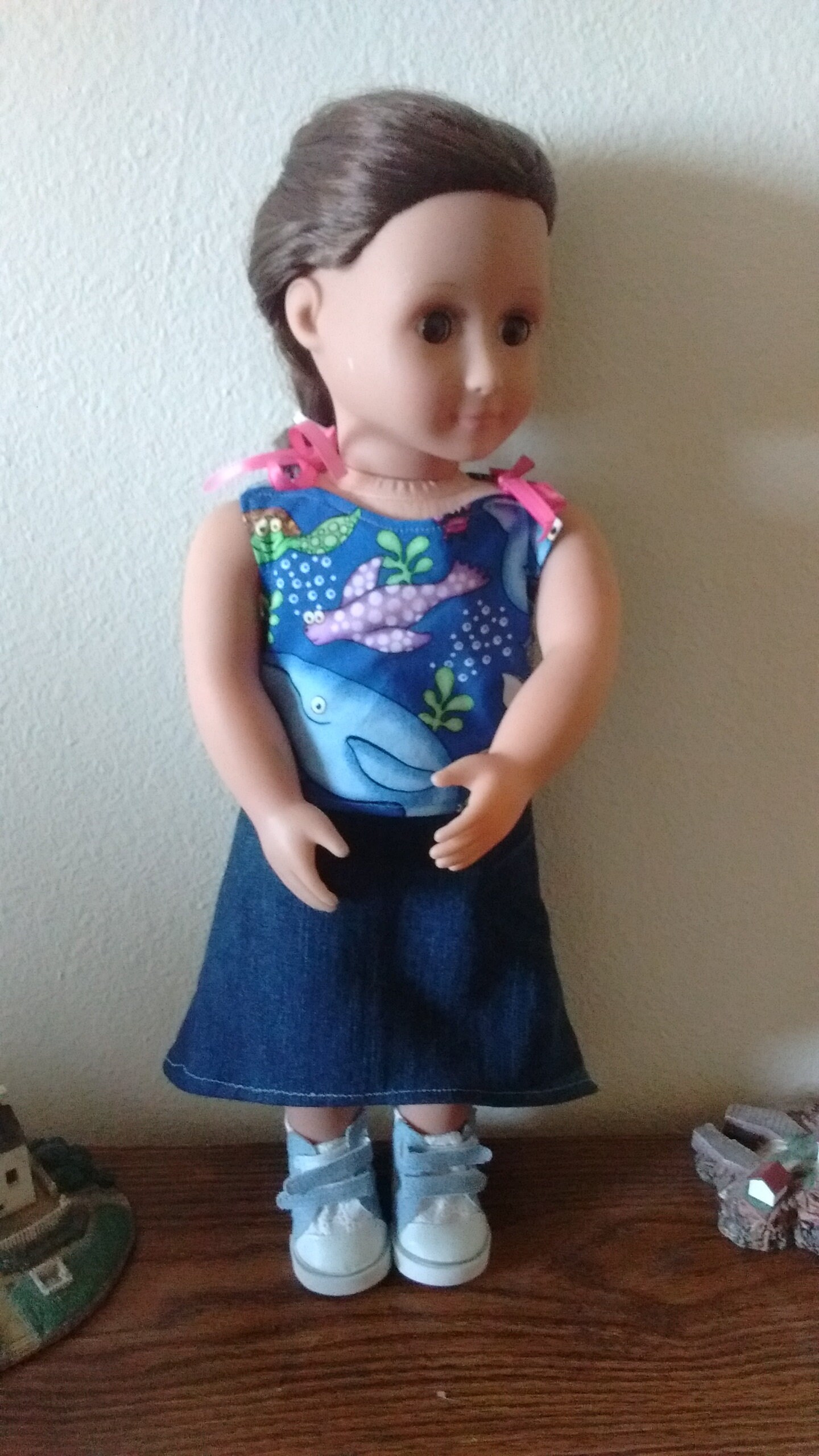 american girl blue sea dress