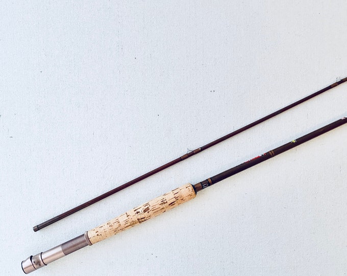 Vintage Garcia 5 Star Conolon (top of the line) 2405-A 8-1/2’ 2 Piece Fly Rod In Amazing Shape