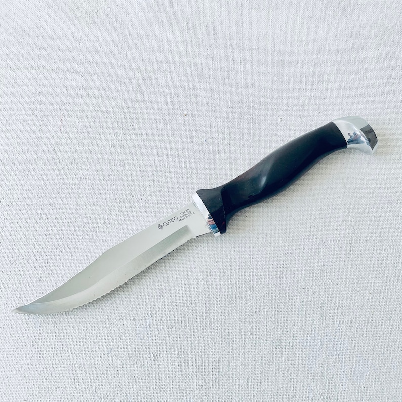Vintage USA Cutco Serrated Hunting Knife Etsy