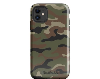 Retro Woodland Recon Camo iPhone Tough Case
