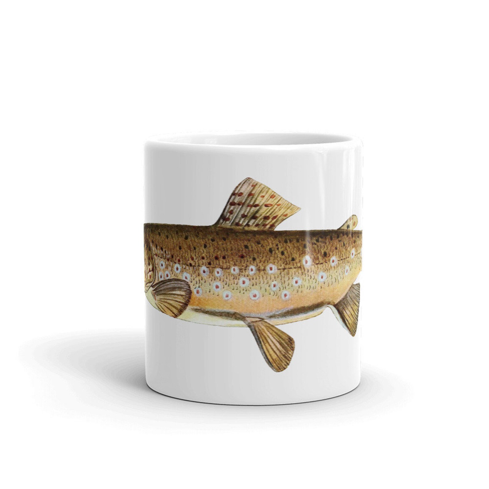 Brown Trout Coffee Mug Jbicklesbee Etsy