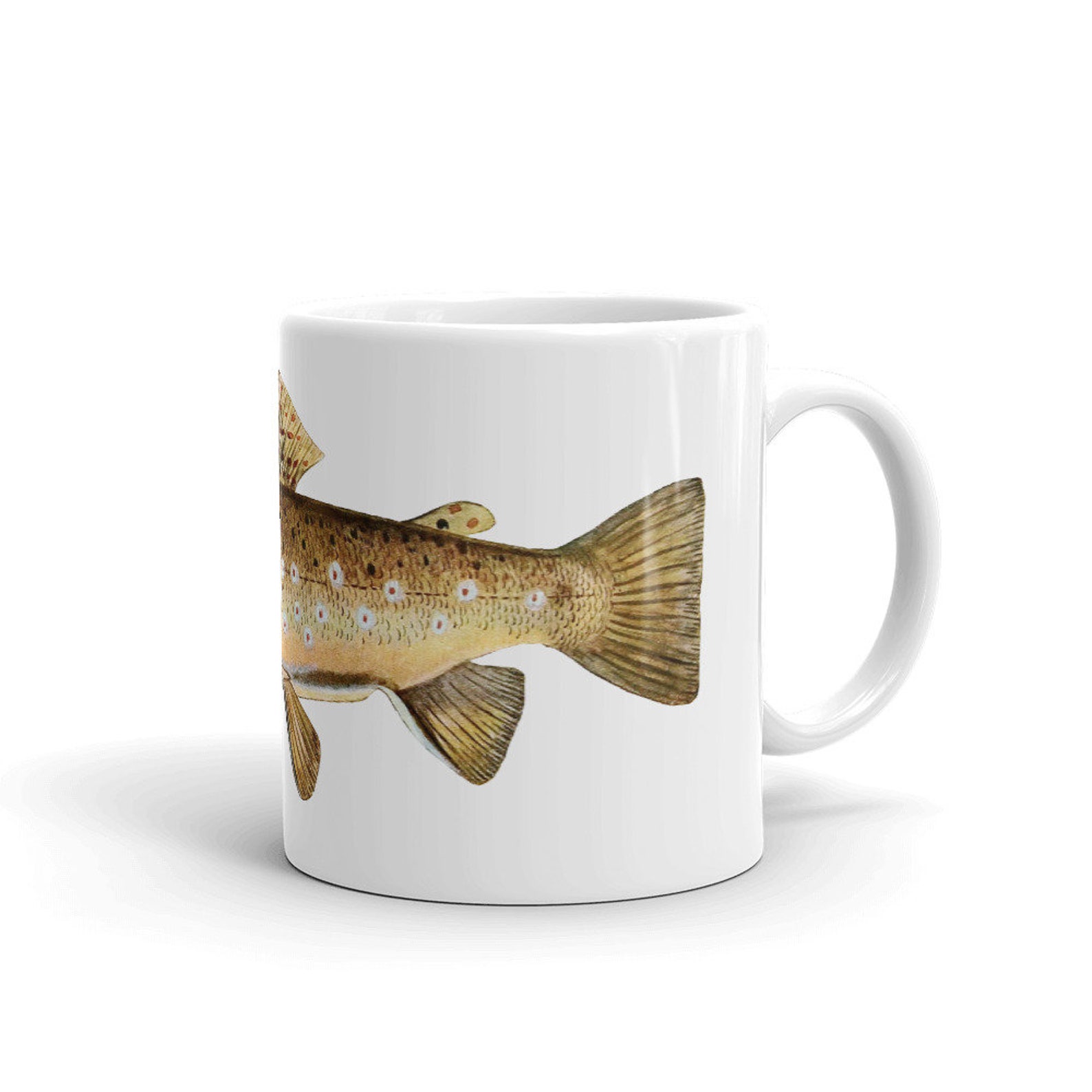 Brown Trout Coffee Mug Jbicklesbee Etsy