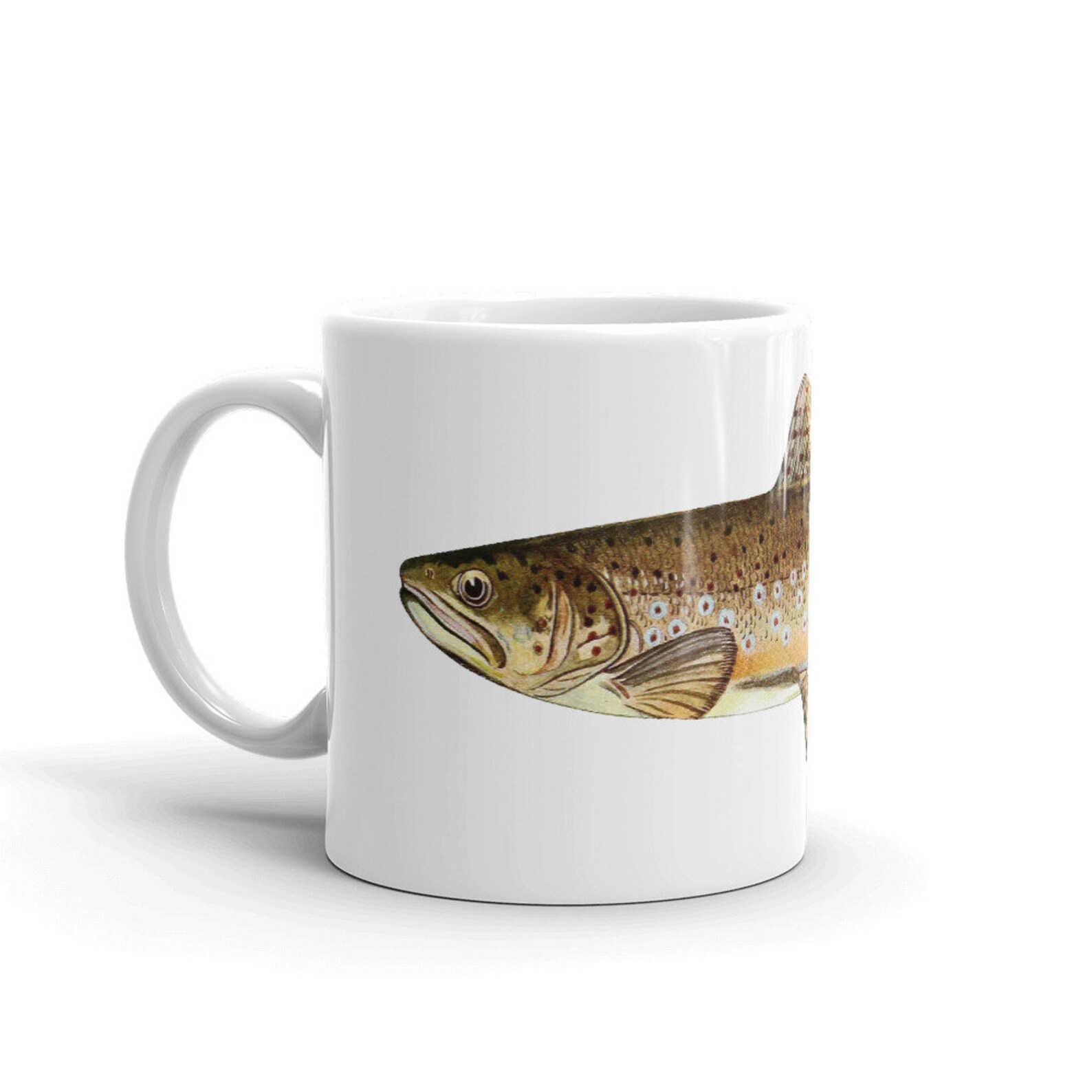 Brown Trout Coffee Mug Jbicklesbee Etsy