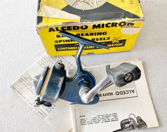 Vintage Alcedo Micron Ultralight Spinning Reel W/box & Papers Made in Italy  -  Canada