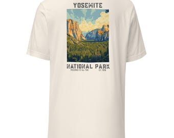 Retro Yosemite National Park T-shirt