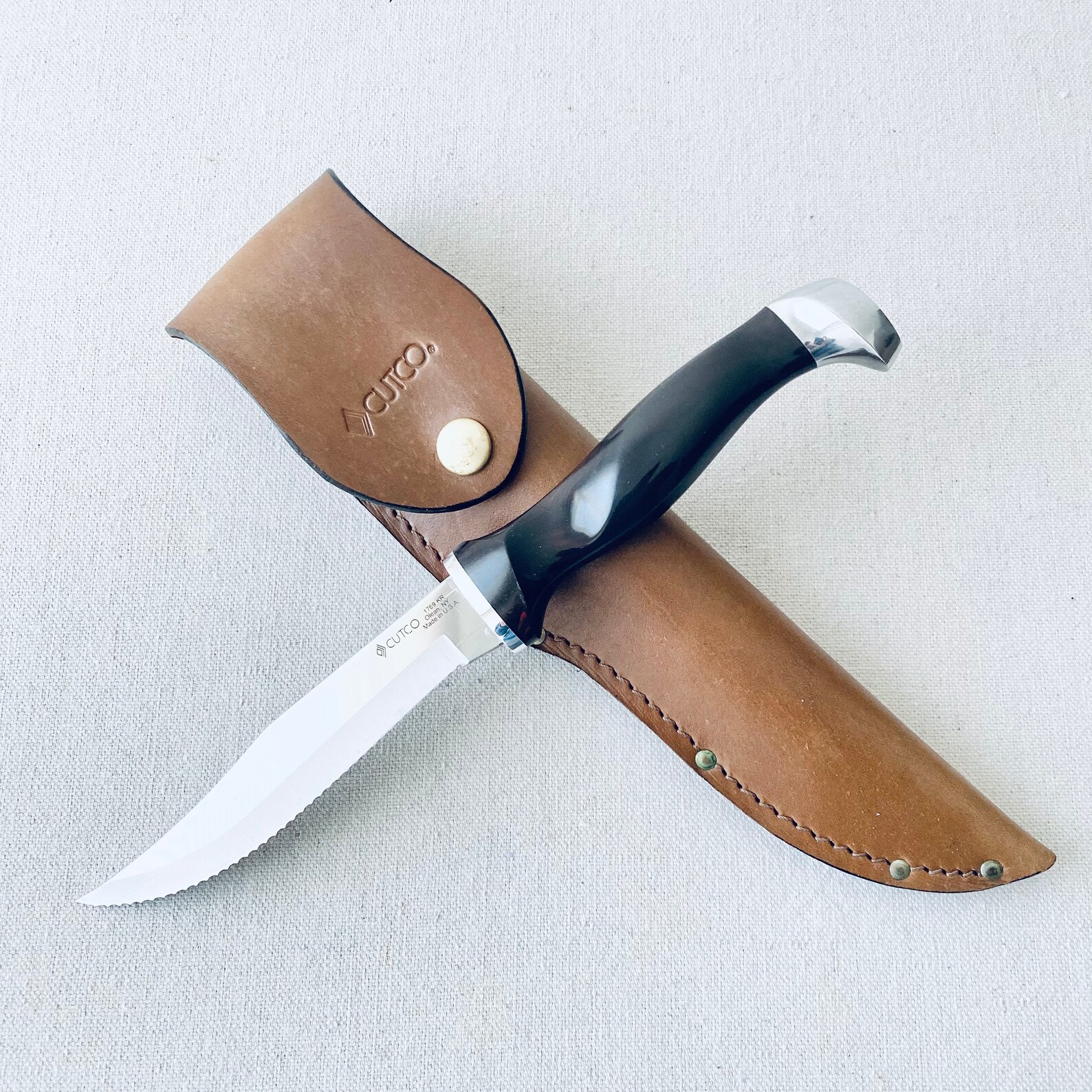 Vintage USA Cutco Serrated Hunting Knife Etsy