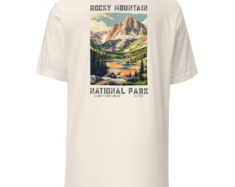 Retro Rocky Mountain National Park T-shirt