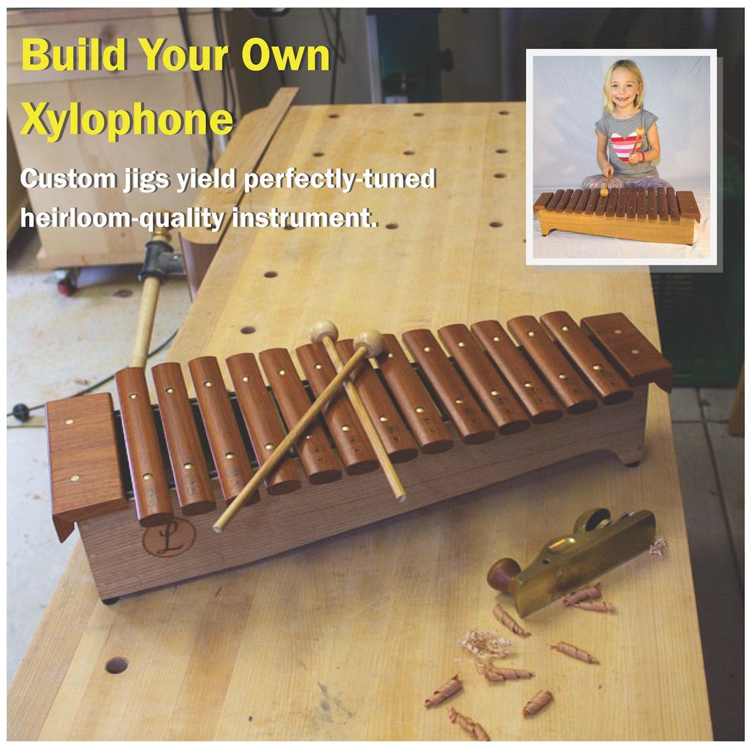 Build Your Own DIY Wooden Xylophone Complete Plans Etsy