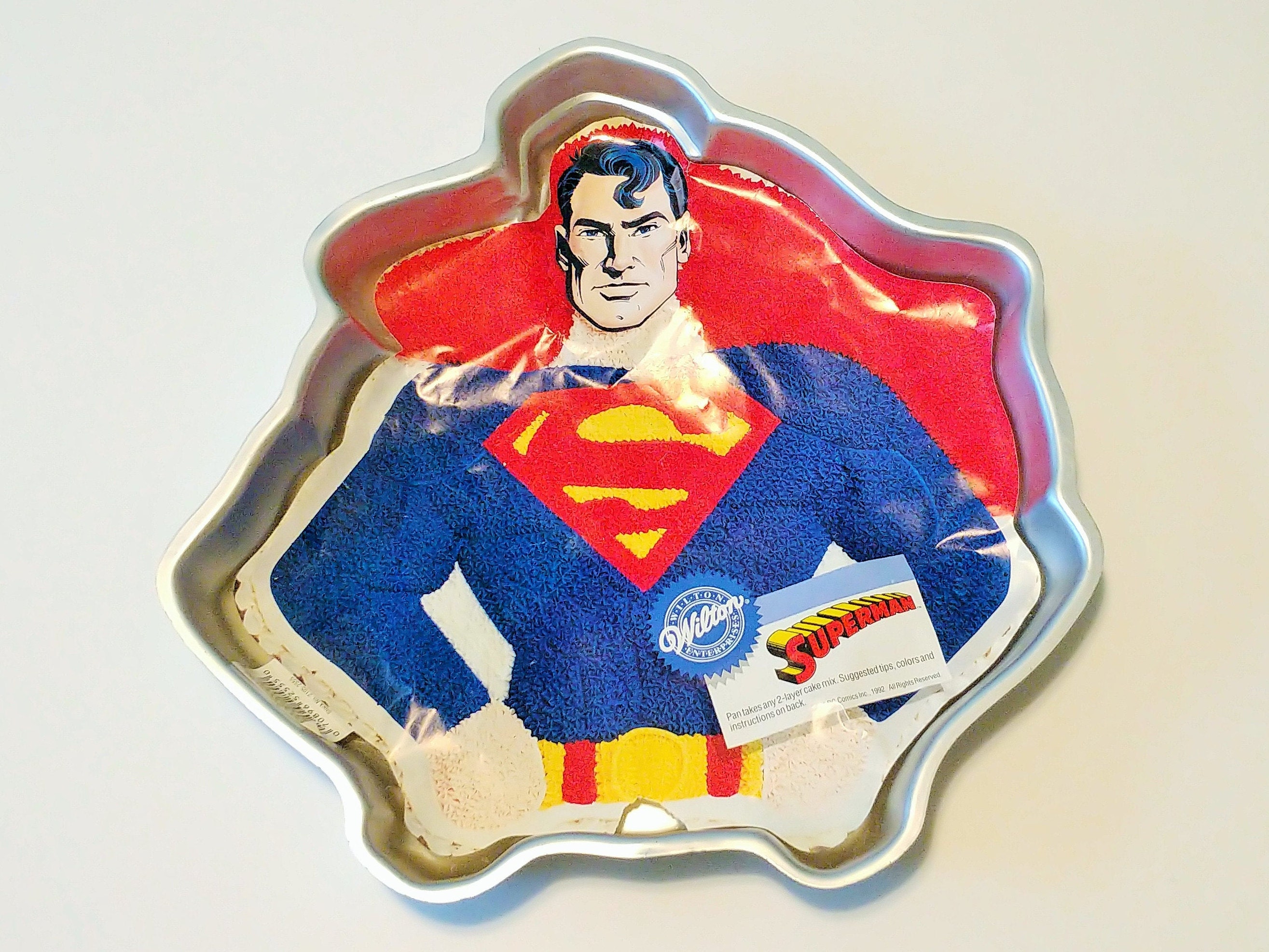 Superman Wilton Cake Pan With Icing Insrtuctions DC Comics - Etsy Superman Wilton Cake Pan With Icing Insrtuctions DC Comics - Etsy