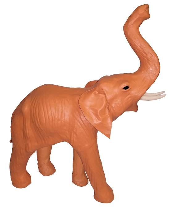 Orange Elephant - Etsy