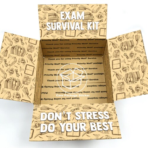 Football Gift Box / Sports College Care Package Stickers / Etsy