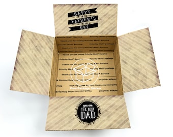 Father's Day Care Package Sticker Kit: Long Distance Gift Box Decor