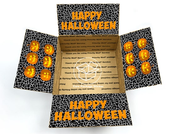Halloween box care package stickers / spooky gift for him / halloween college care package for student / long distance boyfriend
