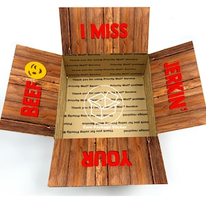 Care package for him / jerkin deployment gift box for husband / long distance military boyfriend / funny sexy dirty / guys sticker kit