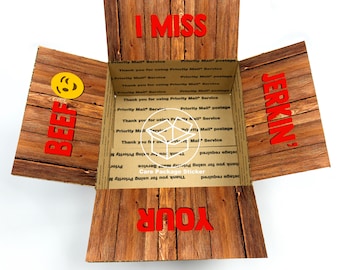 Care package for him / jerkin deployment gift box for husband / long distance military boyfriend / funny sexy dirty / guys sticker kit