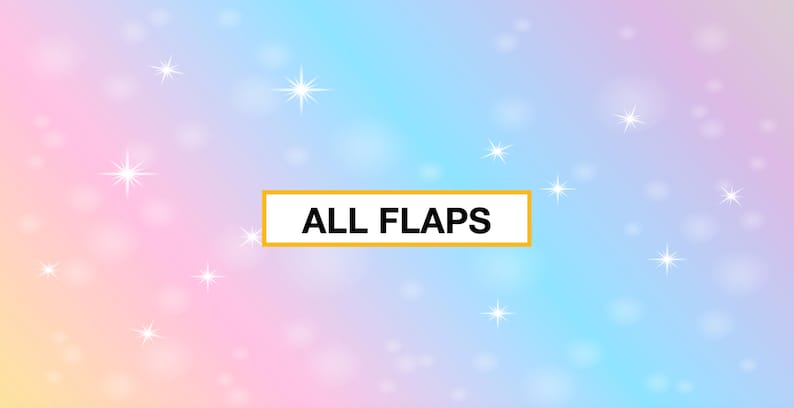 birthday colorful box decoration rainbow Care package flaps surprise kids college care package box stickers unicorn get well soon