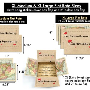 We miss you care package / bear gift box / college care package for student / deployment gift for him / long distance family box stickers image 10