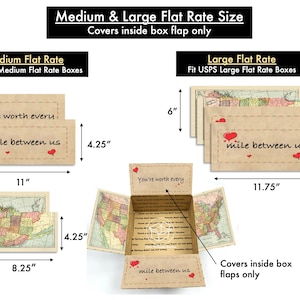 care package stickers for usps flat rat shipping box