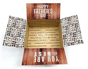 Father's Day Care Package Sticker Kit: Long Distance Dad Gift