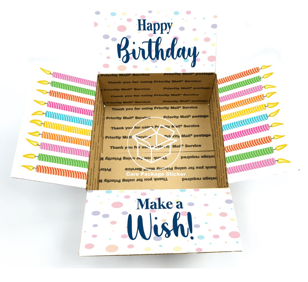Long Distance Birthday Care Package Birthday Box Care Package for College Student / Long Distance Gift for