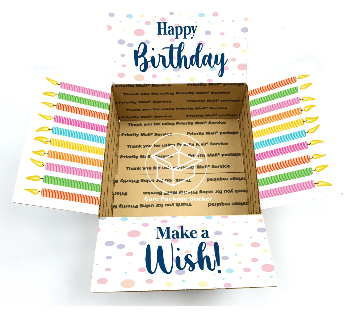 Birthday Box Care Package for College Student / Long Distance - Etsy
