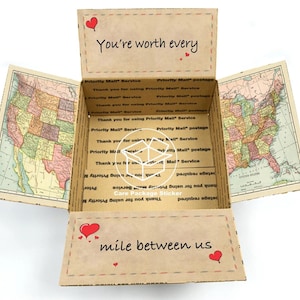 Autocollants pour colis de soins pour relation longue distance/ colis de soins pour petit ami/coffret cadeau de départ pour ami/coffret cadeau couples ldr