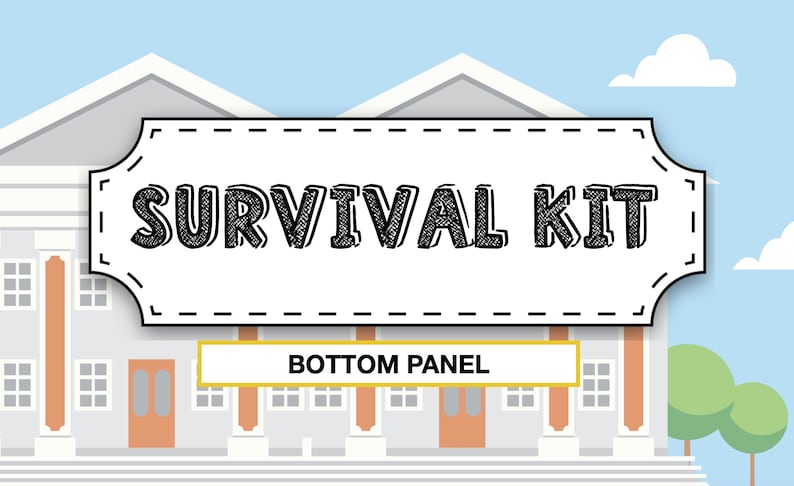 finals sticker kit ldr studying survival kit snack box exam College care package back to school pre-made box flaps student gift box