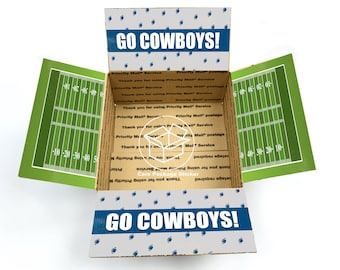 Fußball Geschenkbox für Ihn / Sportfan Geschenkbox / Fußballtrainer / Pflegepaket für Fußballspieler / Versandbox Klappe Aufkleber