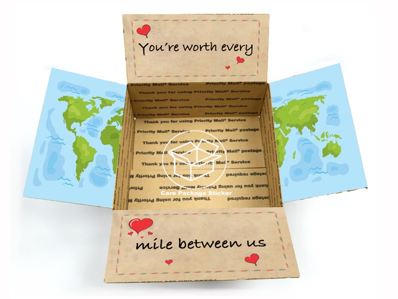 Long Distance Care Package for long distance Valentine's gift ideas