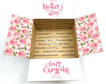 Mother's Day gift box care package sticker kit