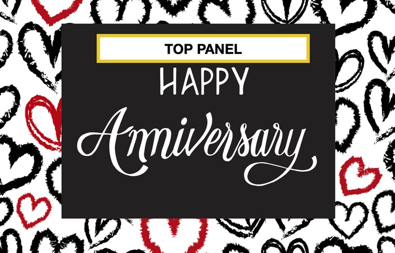 Anniversary gift box stickers / long distance relationship care package for boyfriend / shipping box flaps / i love you deployment for him image 2